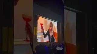 Taylor Swift in a comedy sketh honoring Republic Records' Monte & Avery Lipman