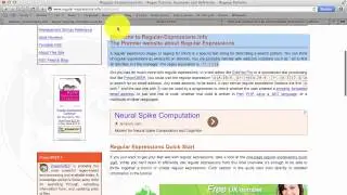 Introduction to Regular Expression