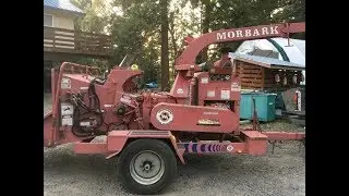 2002 Morbark M13 Hydraulic Drum Chipper demo