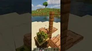 Minecraft Beach Lounge🏖️#shorts