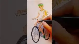Barbie rides a bike/Barbie anda de bicicleta/Барби катается на велосипеде