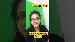 Final Answer key out I NTA UGC NET I Political Science I Meenakshi Singh