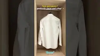 From stained & wrinkled to spotless & crisp perfection 👕✨