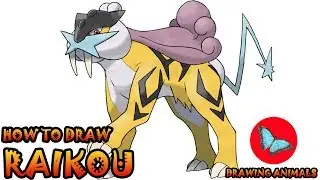 How To Draw Raikou Pokemon | Drawing Animals