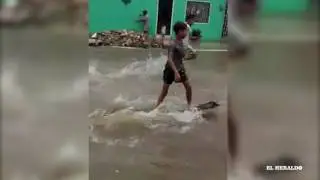 'Surfing' en los arroyos de Las Nieves