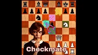 Vienna Game Trap 💯 work | Sacrifice Knight and quick Checkmate 🥲