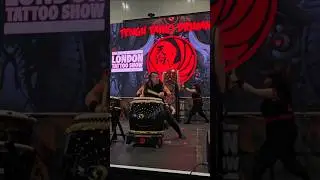 Japanese style Taiko drumming group Tengu Taiko Drummers| Big London Tattoo Show