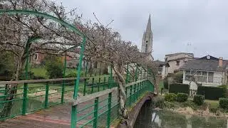 Французская провинция. Прогулка с подругой по Temple sur Lot. Март 2020