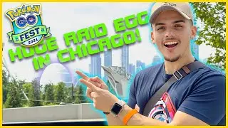 A 50ft egg🥚appeared in Chicago! | Pok&eacute;mon GO Fest 2021 Vlog