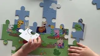 Peppa Pig Puzzle &ndash; Lili układa puzzle Świnka Peppa | Kids Puzzle Fun🧩🐷