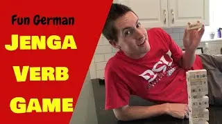 JENGA VERB GAME - TEACHING TOOL - FUN GERMAN