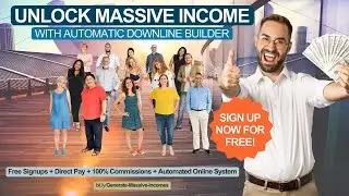 Unlock Massive Income with Automatic Downline Builder &ndash; Free to Join!