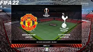 FIFA 22 | Manchester United vs Tottenham Hotspur - Europa League UEL - Full Gameplay