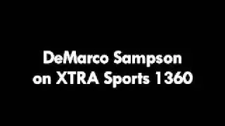 DeMarco Sampson on XTRA Sports 1360 - 10/12/10