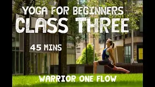 LK Yoga | Warrior One flow for beginners