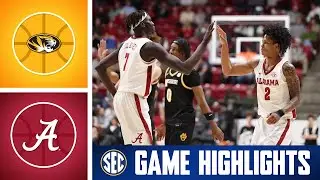 Missouri Tigers at No. 23 Alabama Crimson Tide | Game Highlights | 2026 SEC Men's Basketball