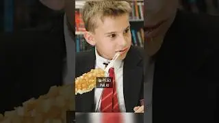 British 8th graders try the VIRAL Korean cheese corndogs!