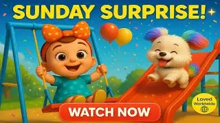 ✨ Sunday Surprise Routine Song | Hello Baby & Puppy Playground Fun 🌟 Kids Rhyme#trending 