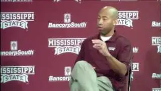 Basketball coach Rick Ray talks about Black History Month at Mississippi State University