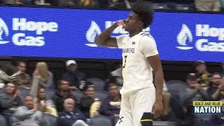 Bang! WVU's Honor Huff hits 8 threes versus Lafayette