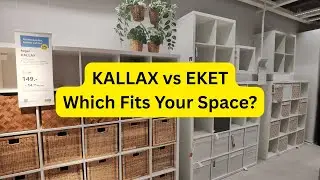 KALLAX vs EKET &ndash; Which IKEA Shelf System Is Best for Your Space?