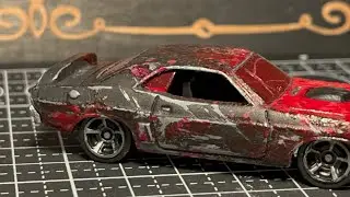 Custom HotWheels make over. Dodge Challenger 71&rsquo;