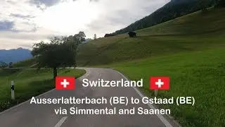 N°28 🇨🇭 Switzerland:  Scenic route in Simmental (Simme Valley) from Ausserlatterbach to Gstaad