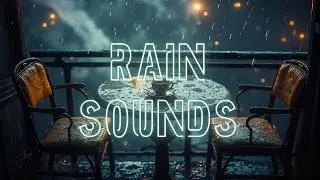 NO ADS | Cozy Steampunk Balcony Caf&eacute; Ambience | Rain Sounds & Coffee Steam for Relax & Focus