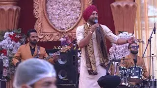 Ranjit Bawa Performing Live On Stage At Wedding