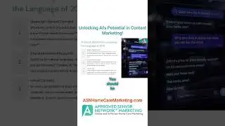 Unlocking AI's Potential in Home Care Content Marketing!