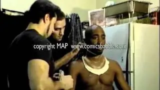 2Pac Bullet Movie backstage Rare (2PacLegacy.Net)