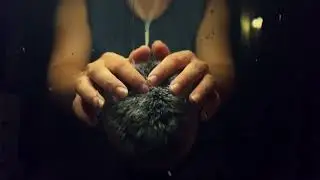 ASMR | Fluffy Mic Scratching , Rain Ambience for Relaxation & Deep Sleep (Warm Winter, No Talking)