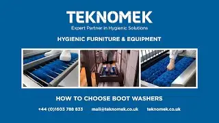 How to choose boot washers | Stainless steel hygienic furniture & equipment | Teknomek UK