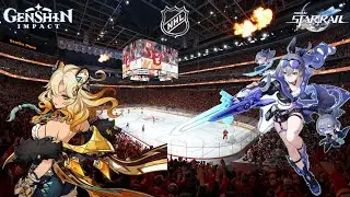 Genshin Impact vs Honkai: Star Rail in Hockey! - NEVER GIVE UP