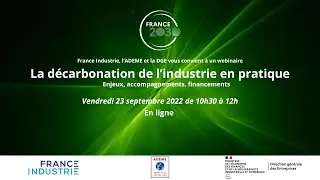 [Webinaire] La décarbonation de l’industrie en pratique