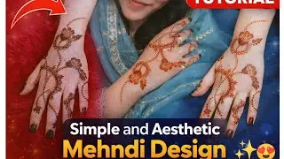 Very Simple Unique Style Mehndi Design For Back Hand|New Mehndi Design 2025|So pretty Latest Mehndi 