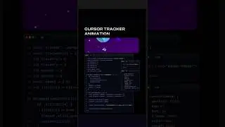 Mouse cursor tracker #webdevelopment #csstricks  #shorts