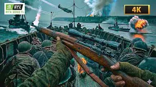 (RTX) D-DAY NORMANDY LANDING 1944 | Realistic ULTRA Graphics Gameplay 4K HDR Call Of Duty WWII