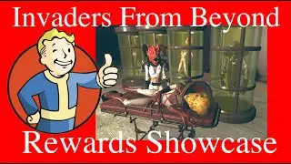 Invaders From Beyond Rewards Showcase FO76 Alien Event Human Tube Alien Head Light Asteroid & More