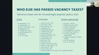 03 - What is a vacancy tax & where have they been successful?