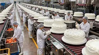 How Birthday Cakes Are Actually Made in Modern Factories | Complete Manufacturing Process