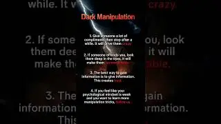 master the shadow control the mind welcome to the art of dark manipulation #shorts #psychology #dark