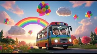 The Rainbow Bus Adventure | Fun Travel Song for Kids | Nursery Rhymes & Baby Songs