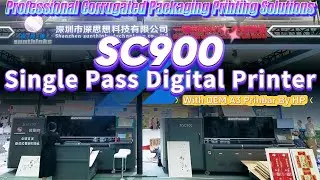 Sunthinks SC900 Single Pass Printer : Professional Corrugated Carton Packaging Printing Solutions.