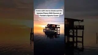 Famous Pasco Stilt Houses of Florida&rsquo;s Sports Coast🌅 Only 9 left out there #flsportscoast #letsplay
