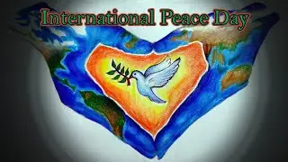 International Peace Day Drawing||World Peace Day Poster Drawing #art