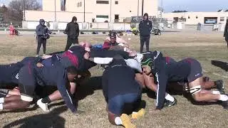 Mid Week 8 on 8 Scrum Practice American Raptors Infinity Park Glendale Colorado 3.22.23