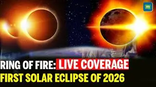 🔴Surya Grahan 2026 LIVE: Solar Eclipse Watch & Updates: Solar Eclipse 2026 Ring of Fire LIVE Updates