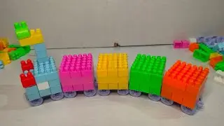 Satisfying DIY Blocks Train ASMR / Building Blocks/ Blocks Game/ building blocks fun.