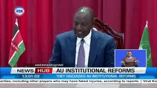 President Ruto virtually chairs inaugural African Union Reform and  oversights committee meeting